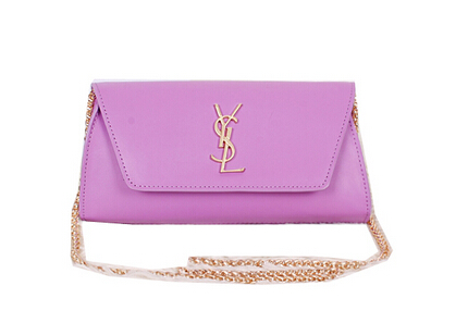 2014 New Saint Laurent Small Betty Bag Calf Leather Y7139 Purple